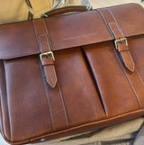 $5,000 Brunello Cucinelli Calfskin Briefcase Copper
