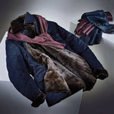 $55K Loro Piana S Vicuna & Mink Vison St Petersburg  Reversible Jacket